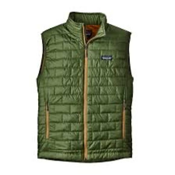 Patagonia Other - Patagonia Men's Nano Puff Vest in Green/Yellow Size XL